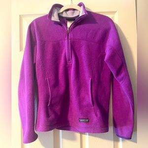 Purple vintage Synchilla Patagonia pullover.